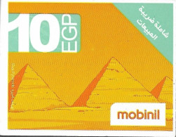 EGYPT - Mobinil - 10 EGP - Pyramids - Exp. 21/12/2010 - Used (MO-03-010-04) - Aegypten