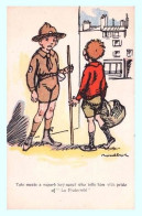 CPA - Illustrateur (Poulbot) - Toto Meets A Super Boy Scout Who Tells Him With Pride Of "La Fraternité" - Poulbot, F.