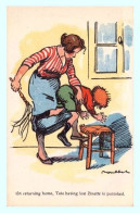 CPA - Illustrateur (Poulbot) - On Returning Home, Toto Having Lost Zinette Is Punished - Poulbot, F.