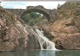 CPSM DE JAUJAC PONT ROMAIN SUR LA VALLEE DU LIGNON - Andere & Zonder Classificatie