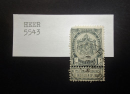 Belgie Belgique - 1893 - OPB/COB N° 53  ( 1 Value ) -   Obl. Heer - 1893 - 1893-1907 Stemmi