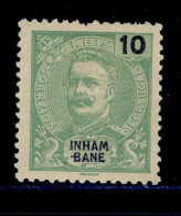 ! ! Inhambane - 1903 D. Carlos 10 R - Af. 17 - No Gum - Inhambane