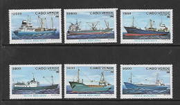 CAP-VERT 1980 BATEAUX  YVERT N°431/436 NEUF MNH** - Barcos