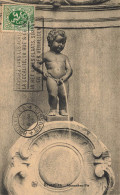 CPA Bruxelles-Manneken Pis-Timbre   L2951 - Monumenti, Edifici