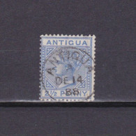 ANTIGUA 1887, SG# 27, 2½d Ultramarine, Wmk Crown CA, Perf 14, QV, Used - 1858-1960 Kronenkolonie