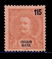 ! ! Inhambane - 1903 D. Carlos 115 R - Af. 25 - MH - Inhambane