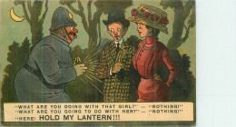 ANGLETERRE   Hold My Lantern !!!! Humour  2 Scans - Andere & Zonder Classificatie