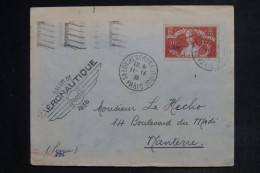 FRANCE - Cachet Du Salon De L'Aéronautique De Paris Sur Enveloppe En 1936 Pour Nanterre - L 152638 - 1927-1959 Brieven & Documenten