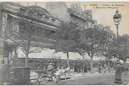 CPA Paris Théâtre Du Gymnase Et Restaurant Marguery - Distrito: 10