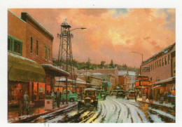 Kinkade - Maine Street Matinée - Art Card By Root - CPM - Passenger Cars