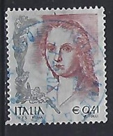 Italy 2002-05  Die Frauin Der Kunst  (o) Mi.2820 I - 2001-10: Oblitérés