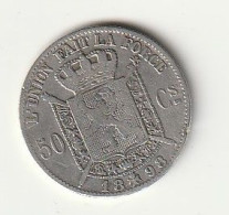 50  CENTIMES 1898  FR    BELGIE /137/ - 50 Cents