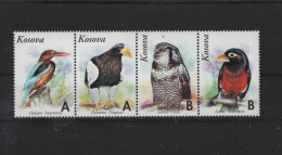 Kosovo  Birds Theme Michel Cat.No. Mnh/** A+B Stamp - Kosovo