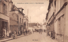 37-CHOUZE-SUR-LOIRE- RUE NATIONALE - Otros & Sin Clasificación