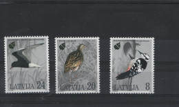 Lettland  Birds Theme Michel Cat.No. Mnh/** 403/405 - Letland