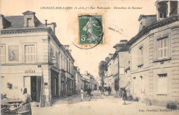 37-CHOUZE-SUR-LOIRE- RUE NATIONALE DIRECTION DE SAUMUR - Autres & Non Classés