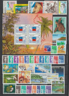 MAYOTTE - 1997/2005 - ANNEES COMPLETES ** MNH (2004/2005 INCOMPLETES + 2 TIMBRES EN 1997)- 4 PAGES ! - FACIALE = 116 EUR - Unused Stamps
