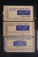 FRANCE - 3 Carnets De Vignette Avion Dont 1 Incomplet ( Manque 2 Vignettes) - L 152645 - Luchtvaart