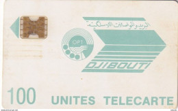 DJIBOUTI - Telecom Logo, First Issue 100 Units, Chip SC4, CN : 712260, Tirage %45000, Used - Dschibuti