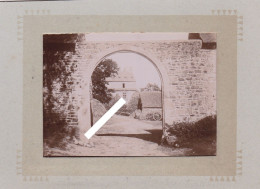 22 MONTRIEUX 1880/90 - Photo Originale De L'entrée Du Château De La Roche Jagu - Lieux