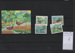 Moldawien  Birds Theme Michel Cat.No. Mnh/** 205/208 + Sheet 8 - Moldavie