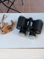 BINOCOLO - 8X30 VINTAGE - REVUE OPTIK  CON CUSTODIA, TRACOLLA E COPRILENTI - Equipement