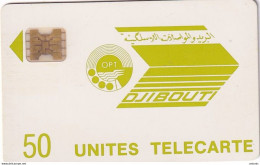 DJIBOUTI - Telecom Logo, First Issue 50 Units, Chip SC4, CN : 11714, Used - Gibuti