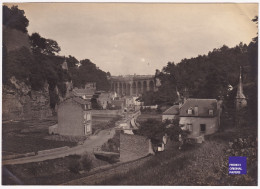 BEAU FORMAT - Luxembourg Pont Passerelle RARE Photo Originale 17x12cm 1905/10 Vallée De La Basse-Pétrusse C9-3 - Plaatsen