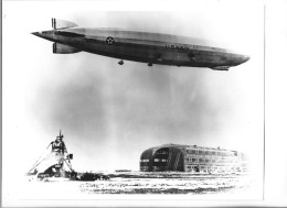 UNITED STATES OF AMERICA USA - LAKEHURST NJ - USS LOS ANGELES ZEPPELIN AVIATION - LARGE PRESS PHOTO - Luftfahrt