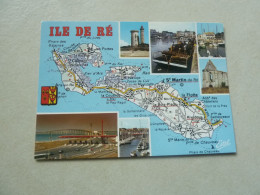 L'Ile-de-Ré - Multi-vues - 258 Y - Editions Estel - Production Leconte - - Mapas