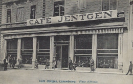 Luxembourg - Luxemburg  -  CAFÉ  JENTGEN , LUXEMBOURG , PLACE D'ARMES - Luxemburgo - Ciudad