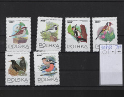 Polen Birds Theme Michel Cat.No. Mnh/** 3458/3463 - Unused Stamps