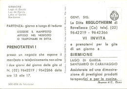 Rovellasca (Como) Cartolina Pubblicitaria "Reglotherm" E Vedute Di Sirmione - Como