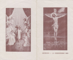 Santino Giubileo Della Redenzione 1935 - Devotion Images