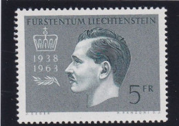 Liechtenstein 1963, Cat. Zumstein 364**. 25e Anniversaire Du Règne Du Prince François-Joseph II. - Nuevos