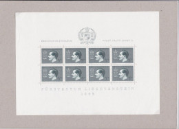 Liechtenstein 1963, Cat. Zumstein 364** En Feuillet. 25e Anniversaire Du Règne Du Prince François-Joseph II. - Neufs