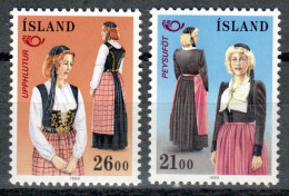 ICELAND  652-3 MNH ** NORDEN 1989 - Costumes - Ongebruikt