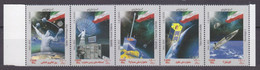 2010 Iran 3174-3178strip Astronomers - Space Exploration - Asia