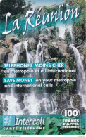 REUNION ISL. - Waterfall, Intercall Prepaid Card 100 F, First Issue 100 FF, Exp.date 31/12/01, Used - Reunion