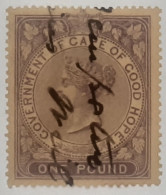 Revenue Stamp 1 Pound 1876 - Cabo De Buena Esperanza (1853-1904)