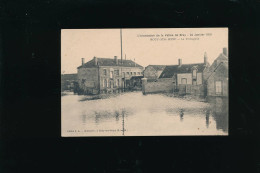 77 Bray-sur-Seine Inondation De La Vallée - Mouy Sur Seine  24 Janvier 1910  La Fromagerie- Cliché Simonet - Bray Sur Seine