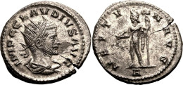 Claudius II Gothicus. AD 268-270. Billon Antoninianus, Antioch Mint, 1st Officina. - Der Soldatenkaiser (die Militärkrise) (235 / 284)