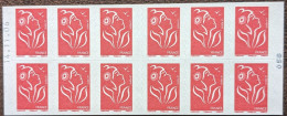 3744A-C5 Date 14.11.06 (058) Carnet Luquet 12 TVP Rouge Faciale 17.16€ - Moderni : 1959-…