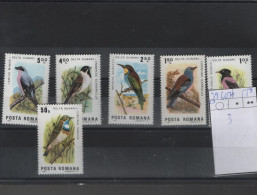 Rumänien Birds Theme Michel Cat.No. Mnh/** 3966/3971 - Unused Stamps