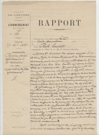 Libourne ,Bordeaux, Commissariat Police,1888, Rapport, Réunion Républicaine, Parti Royaliste Clérical,Trarieux Sénateur - Documentos Históricos