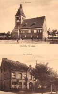 CZERSK [ WESTERN PRUSSIA ] : EV. ( EVANGELISCHE ) KIRCHE & EV. SCHULE / CHURCH & SCHOOL ~ 1910 - '914 (an776) - Poland