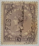 Revenue Stamp 3 Pounds 1864 - Cape Of Good Hope (1853-1904)