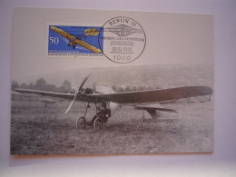 Avion / Airplane / DEUTSCHE BUNDESPOST / Avion : Eindecker / Carte Maximum Berlin - ....-1914: Vorläufer