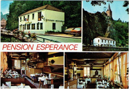 Vianden. Restaurant-Pension ESPERANCE. Multivues. - Vianden