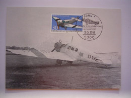 Avion / Airplane / LUFTHANSA / Junkers F 13 / Carte Maximum - 1919-1938: Fra Le Due Guerre